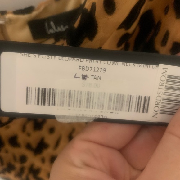 NWT Lulus leopard dress - Picture 5 of 6